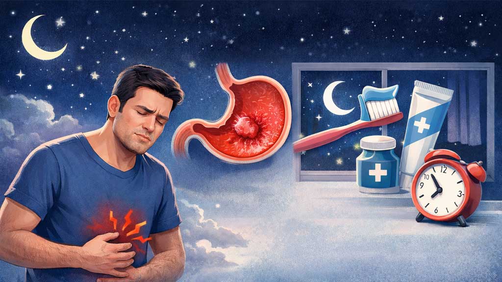 مضرات مسواک زدن در شب