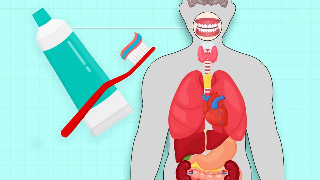 ارتباطی بین مسواک زدن شبانه و زخم معده