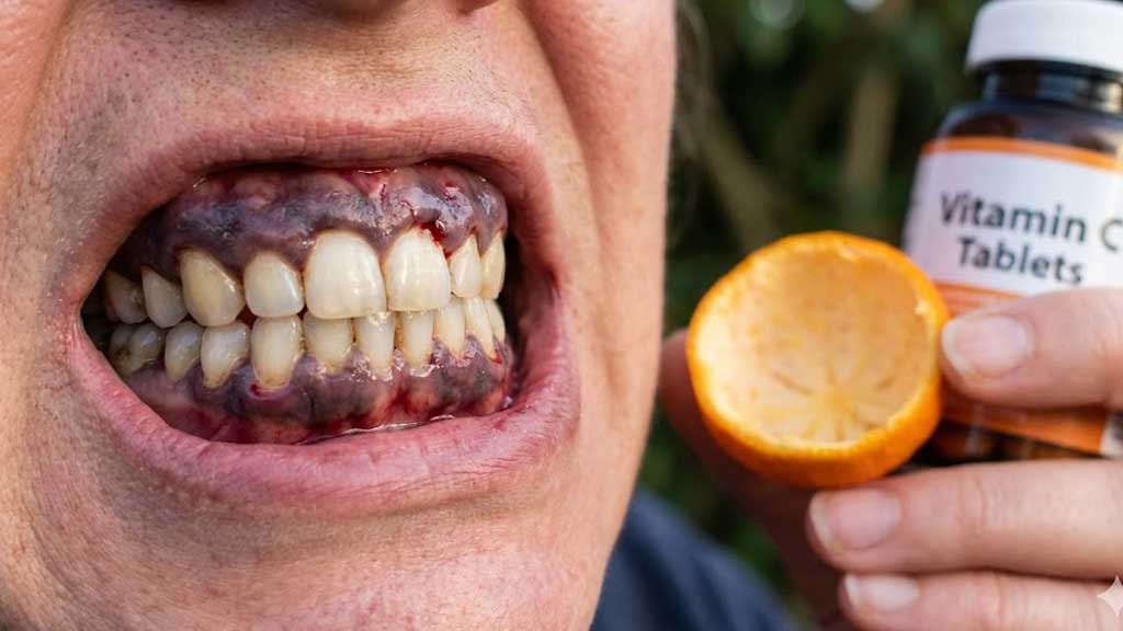 کمبود چه ویتامینی باعث سیاه شدن لثه میشود؟