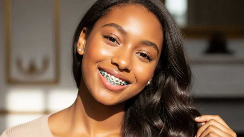 رنگ ارتودنسی برای پوست تیره